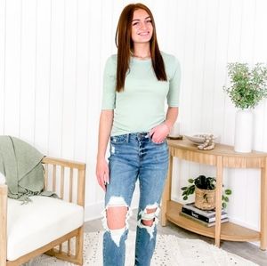 Wishlist 3/4 sleeve top